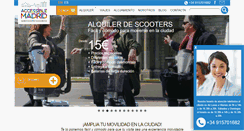 Desktop Screenshot of accessiblemadrid.com